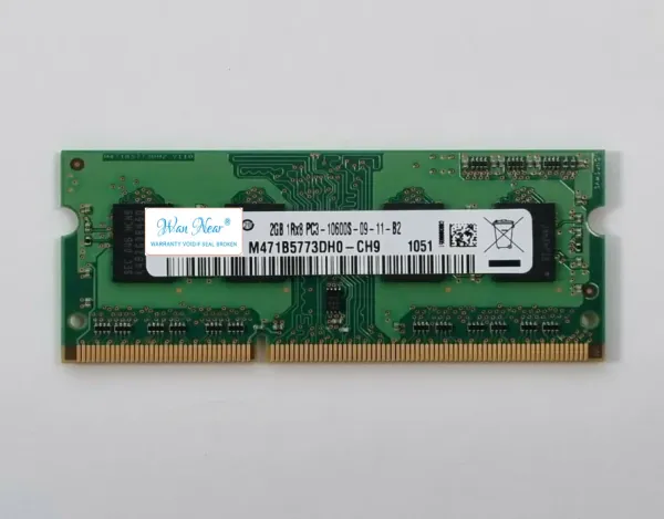 Dizüstü Bilgisayar M471B5773DH0CH9 DDR3 1333MHz 2G 1RX8 PC310600S0911B2 Dizüstü Bilgisayar RAM 2GB