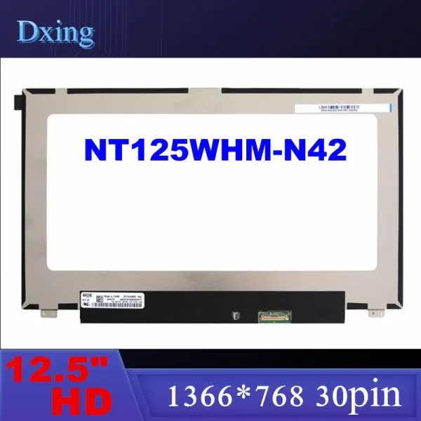 Tela 12.5 Laptop LCD Screen nt125WhMN42 B125XTN01.0 HW4A PARA DELL LATITUDE 5280 5290 7280 7290 02HY74 NONTOUCH HD1366X768 30pin