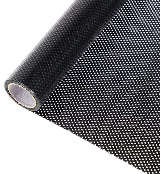 Adesivi per finestre Sunice Black Perforated Film One Way Vision Car Stampa Media Sticker Privacy Glass Protector Home 122cmx600cm