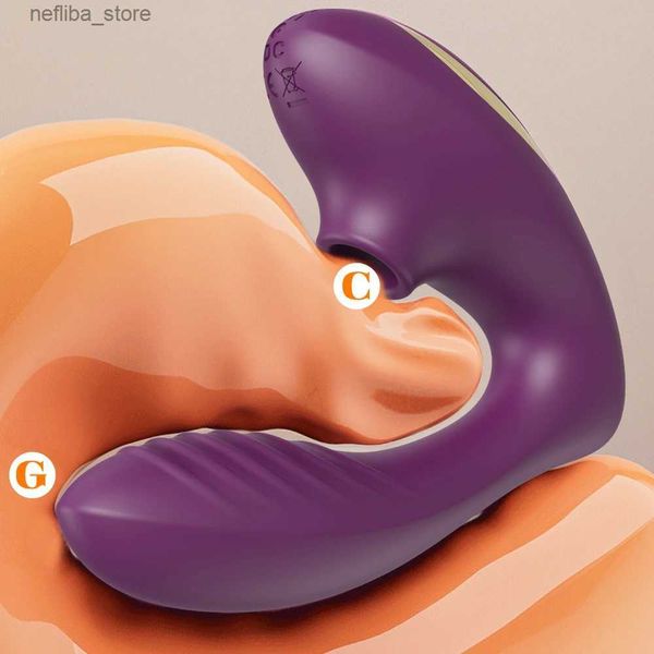 Andere Gesundheits Schönheitsgegenstände Vakuumvibrator für Frauen Dildo Klitoris Nippelsauger vibrieren weibliche orale Saughäute Clitoris Stimulator Massage Erwachsener Spielzeug L410