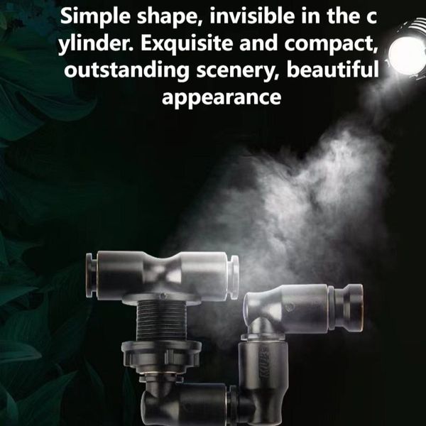 Smart Reptile Atomizer Electronic Timer Glasbehälter Luftbefeuchter automatisch Nebel Regenwaldspray System Control Kit 2022 Neu