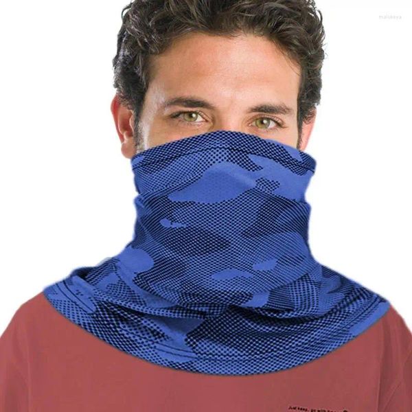 Capacetes de motocicleta Garas de pescoço Bandana Bandana para homens Proteção Pontuação de calor Bicicletas de seda de gelo