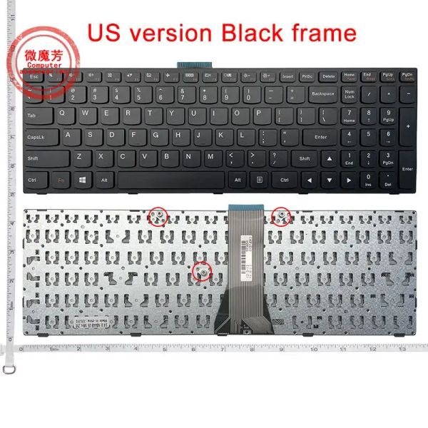 Teclados Novo teclado de laptop em inglês para Lenovo Z5070 Z5070A Z5075 Z5080E Z5170 Z5170A G50 Z50 B50 G5070 G5045