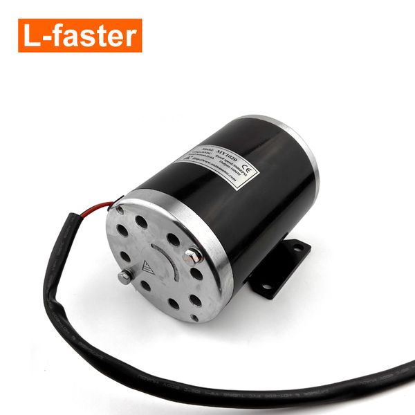 36V48V 500W 800W 1000W Motor escovado de alta velocidade Unitemotor My1020 com 11 dentes 25h de engrenagem T8F para roda dentada para quadriciclo elétrico