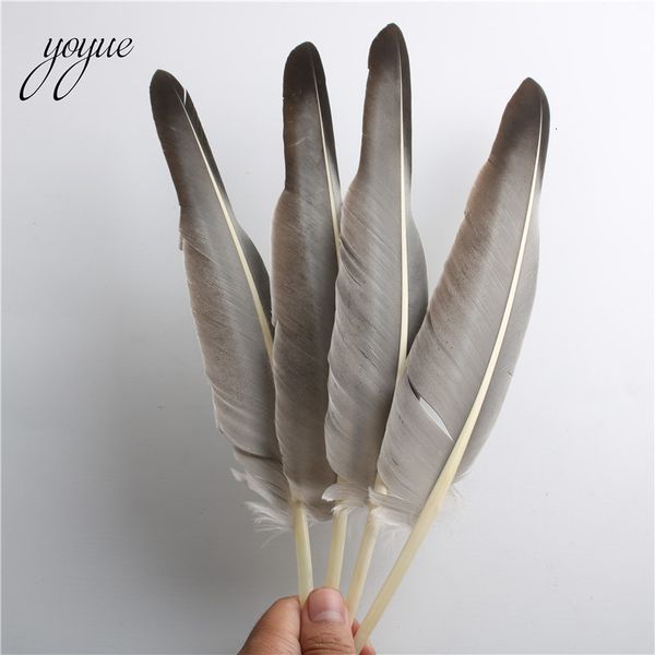 Novo penas de ganso natural de 10pcs/lote 12-14 polegadas/30-35 cm de penas para artesanato roupas de pluma DIY Decor de casamento Acessórios