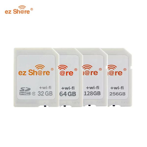 Karten EZ Teilen Sie Original WiFi SD -Karte 16 GB 32 GB 64 GB Wireless WiFi Share Memory Card Class 10 für Kamera Visitenkarte weiß