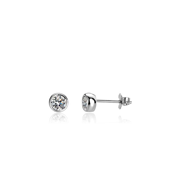 Marca di lusso T Home S925 Silver per orecchini a bolle da donna Eleganti e minimalisti Mosonite Regalo per le orecchie da regalo Gioielli con logo
