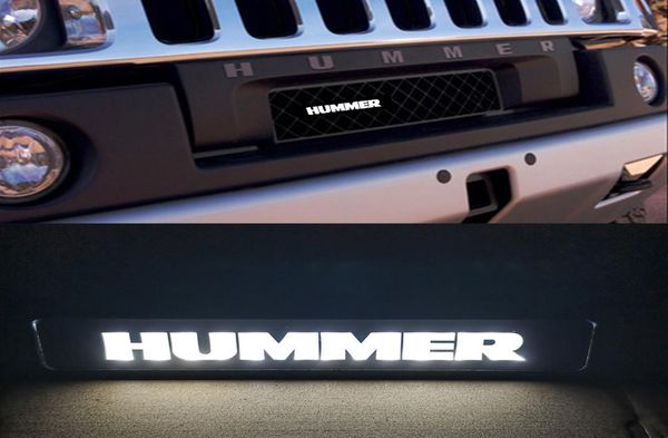 Emblem Emblem Drl Day Conting Light Hood Grill Grill Log Logod Lamo для Hummer H1 H2 H37862193