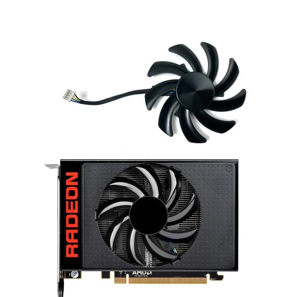 Pads 85mm 4Pin FDC10H12S9C Kühlungslüfter AMD R9 Fury Nano GPU -Lüfter für Sapphire R9 Nano 4G HBM Graphics Kartenlüfter Ersatz