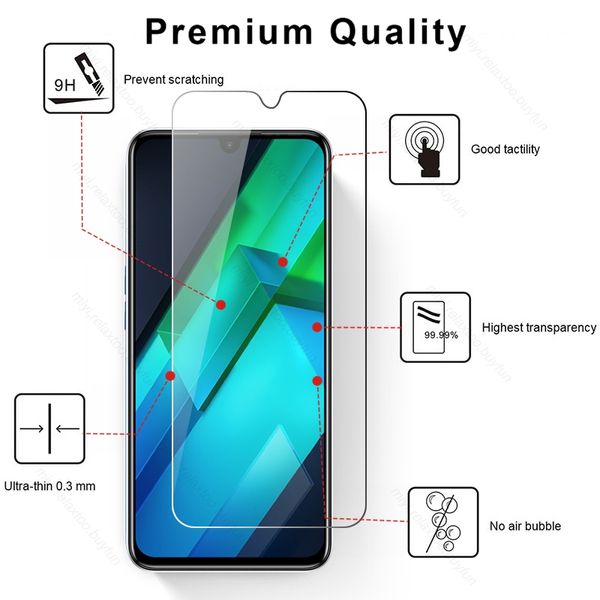 8 in 1 Kamera -Objektivschutzglas für Infinix Note 12 G96 X670 6,7 