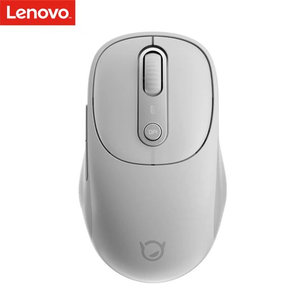 COMBOS Lenovo Xiaoxin Plus Bluetooth Mouse Mute Button Light Sound Portable Ergonomic Design Office Game Mouse di ricarica universale