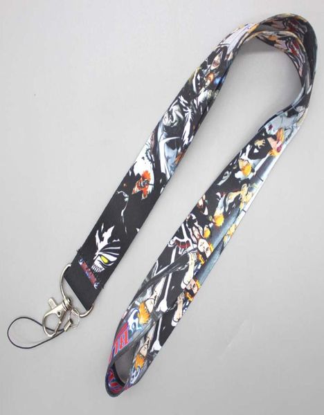 Cartoon Anime Bleach Lanyards Devil Head Schlüsselkettenhalshalle Tasten Kamera -ID -Karte Handy Strings4609147