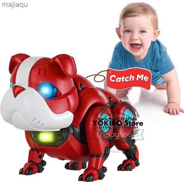 Música elétrica/RC Música Baby Toys Electronic Walking Sports Sports Dogs Dogs Childrens Toys Interactive Voice Control Lights Childrens Music Toys 1 2 3L2404