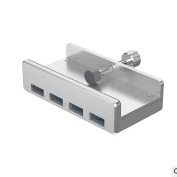 Hubs USB Hub USB 3.0 Hub Ladung Hub professionelles Clip -Design Aluminiumlegierung 4 Anschlüsse Tragbare Reisestation für Laptop