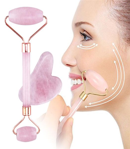 1pc rosa rosa roller slimming face massager ferramenta de elevação de massagem facial de massagem facial de massagem face massage