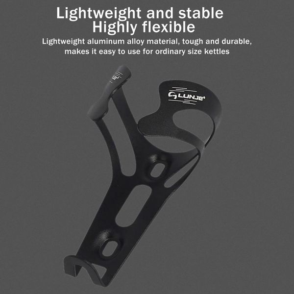 Alumínio Ligição da liga de bicicleta Gaiola Ultralight Flexible Bottle Kettle Rack Gaiols Titular de copo de água para quadros de bicicleta de montanha
