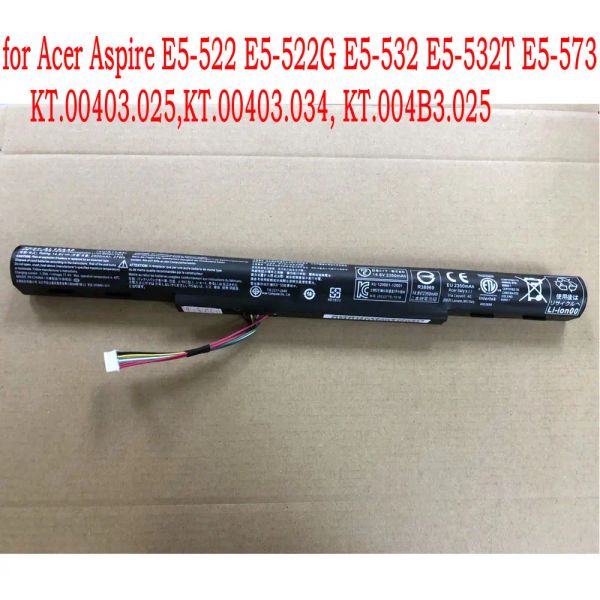 Батареи оригинал AL15A32 Батарея для ноутбука для Acer Aspire E5422G 472 E5473 E5473G E5522 522G E5532 E5532T E5573G E5553G V3574G