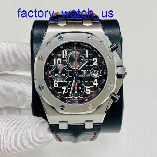 Hot AP Wrist Watch Royal Oak Offshore Series mens de 42 mm de diâmetro de aço de aço de aço de lazer