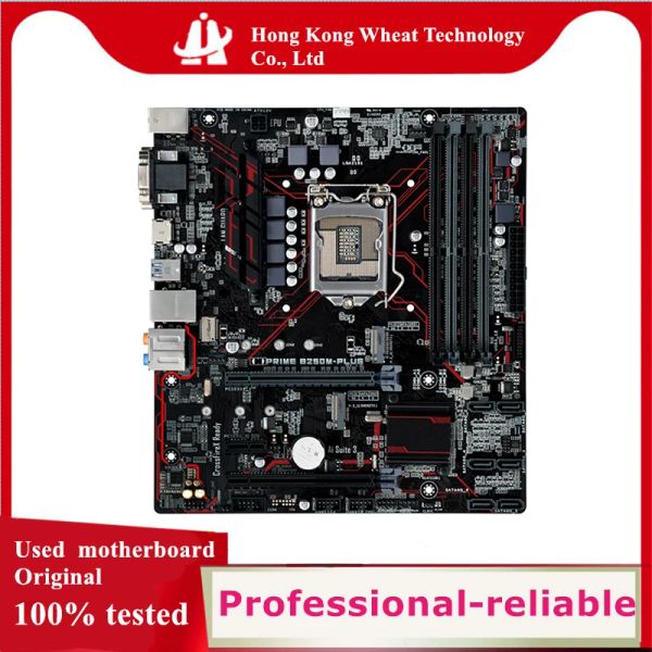 Motherboards Intel B250 Prime B250MPLUS Motherboard verwendet Original LGA 1151 LGA1151 DDR4 64 GB USB2.0 USB3.0 SATA3 Desktop Mainboard