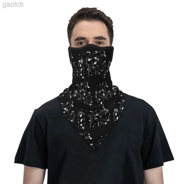 Maschere della moda Masches Gucca Gateter giapponese Tokyo Techwear Hexagons Cyber Ink Splash Maschera invernale Tubo da trekking Scarf Future Tech Street Wear Bandana 24410