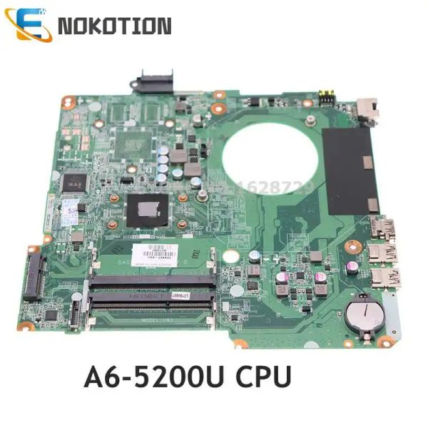 Motherboard 734826501 734826001 für HP Pavilion 15n Laptop Motherboard mit A65200M CPU DDR3 734827501 734827001 DA0U93MB6D0