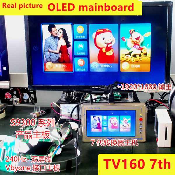 TV160 6 ° 7 ° 2K 4K LCD TV TV Tester Vbyone LVDS per convertitore Schermo Mainboard Repair Tool Accessori