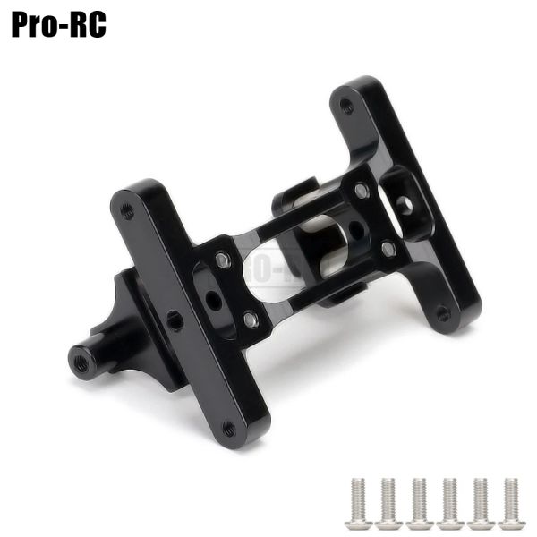 1Set Alloy Middle Chassis Mount Cross Member RADIUS ARM -Koppler Entkopplungsscheibenplatte Schwarz für RC -Auto 1/14 Tamiya Traktorwagen