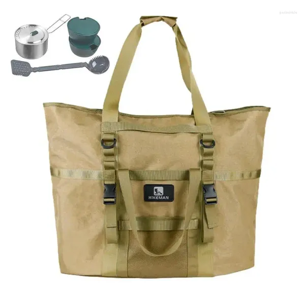 Borse da stoccaggio tote borse da campeggio Portable Multipurpose Beach Viaggio pieghevole per picnic