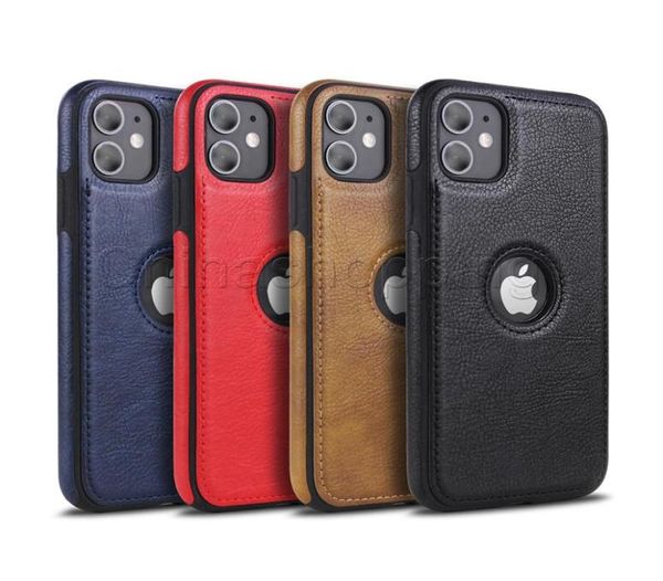 Custodia in pelle business TPU SEFT Full Protection Case per iPhone 12 Mini 11 Pro Max xr XS Max 8 7 6S Plus4492091