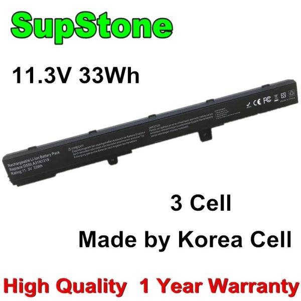 Piller Supstone 33Wh 3Cell A31N1319 Asus X451 X451C X451CA X551 X551C X551CA A41N1308 0B11000250100 00250600