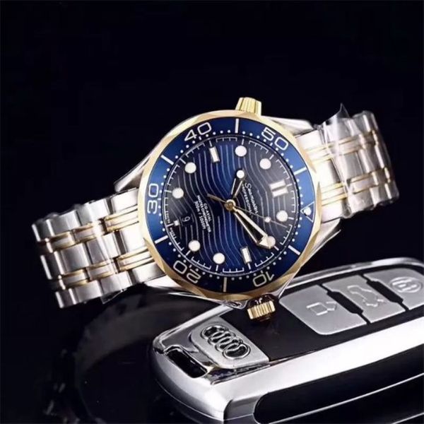 Birinci sınıf deniz 007 James Erkekler Sekiz 42mm kadran ve 300m otomatik hareketler izle239T