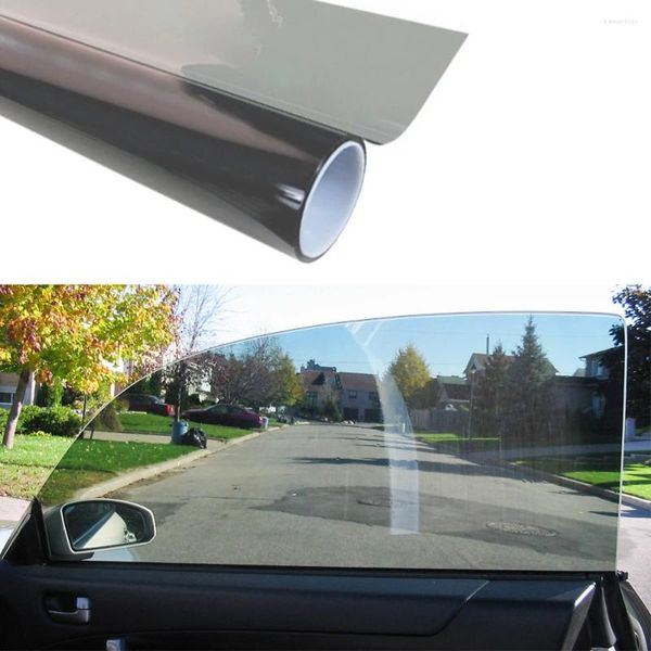 Adesivos de janela filme de privacidade de carro bloqueio de bloqueio anti-UV clings auto-adesivos VLT 5/15/25/35/50/70% de vidro de decoração
