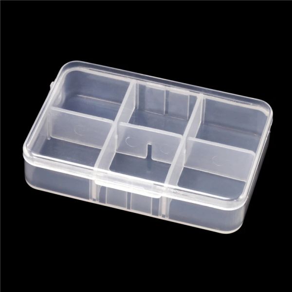 Miusie Plastic Small Transparent Box Jewelry Serging Bead Bead Pill Pill Case Organizer Organizer Container Прочная хранение горячая продажа