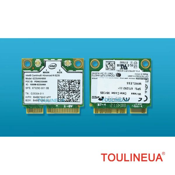 Cartas para Intel Centrino AdvancedN 6235 6235AHMW Intel 6235N 802.11ABGN 300MBPS BT4.0 WIFI sem fio Card para laptop HP