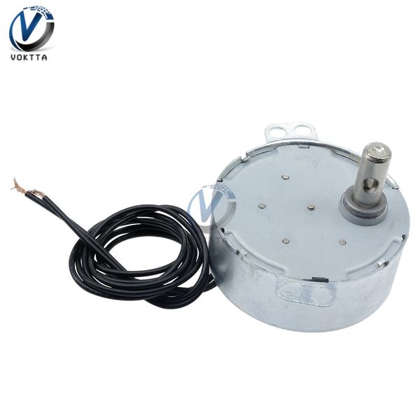 TYC-50-Synchronmotor AC 12V AC 220V Permanentmagnet Synchronmotor 5 / 6RPM CW CCW-Mikrowellen-Plattenspieler