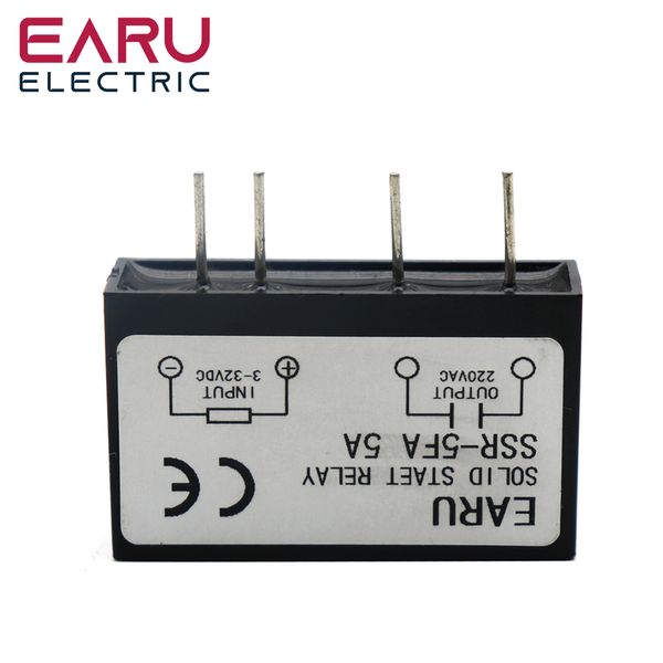 1PCS PCB SSR-3FA SSR-5FA SSR-8FA SSR-D3803HK D3805HK D3808HK Dedicado com pinos 3A 5A 8A DC-AC Solid State Relay