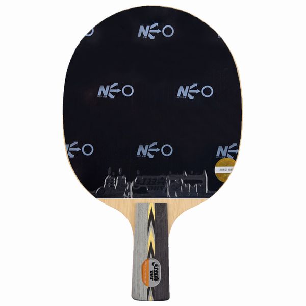 O original DHS Power-G 7 PG7 Table Tennis Blade terminou a raquete com Hurricane 3 Neo Rubber Ping Pong Bat