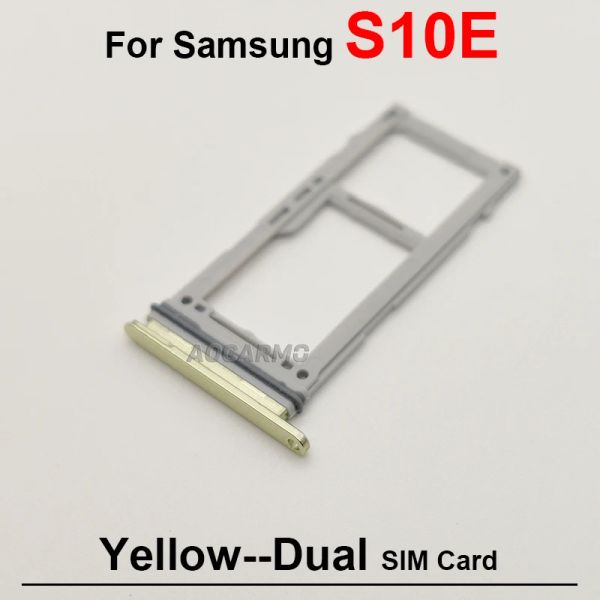 Para Samsung Galaxy S10e Single and Dual SIM Cart.