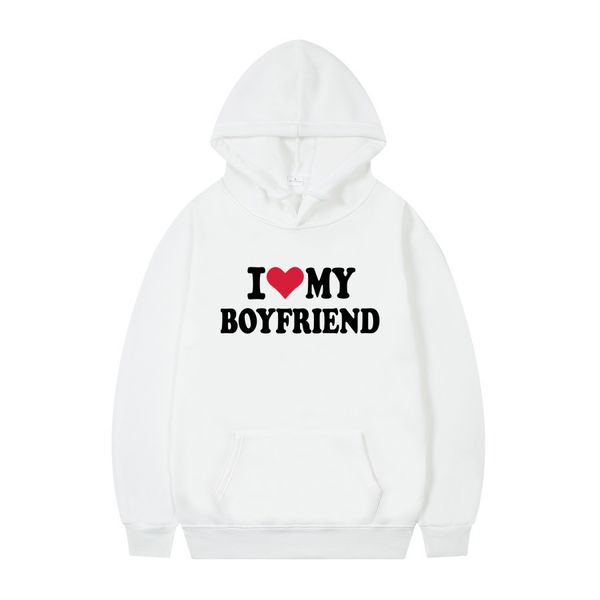 Erkek arkadaşımın kız arkadaşım baskılı hoodie sweatshirt gotik kış kazak uzun kollu erkek ve kadın sweatshirt eğlence pantolonları No.6Sps