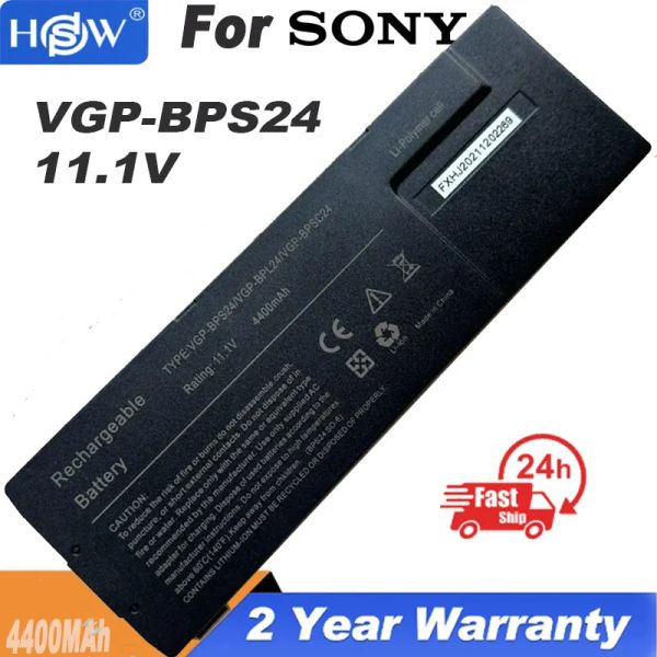 Батареи 4400 MAH MAH FACTORY SONY BOATTER BPS24 для батареи для ноутбука Sony VAIO VGPBPL24