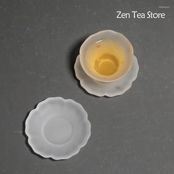 Teeschalen hitzebeständige Glasmatte Halbmist Matt Ceramics Bowl Set Tassen Getränkezubehör