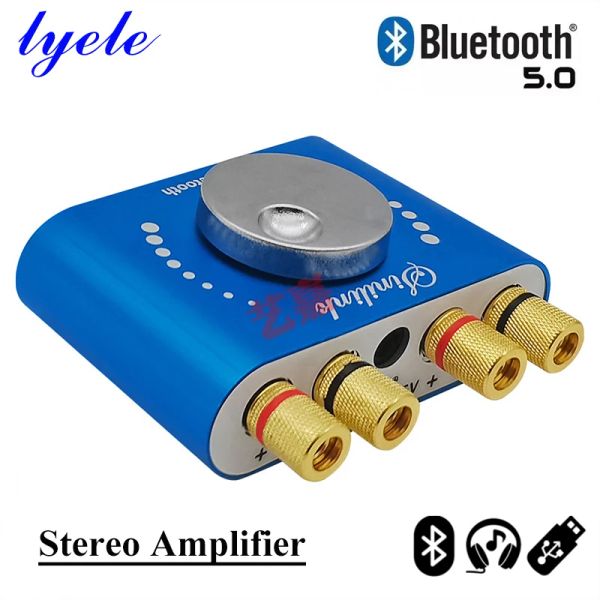 Amplifikatör lyele ses hifi dijital güç amplifikatör kartı stereo amplifikatör yüksek güç bluetooth 5.0 12V araba kayıpsız mp3 wav kod çözücü oynatıcı