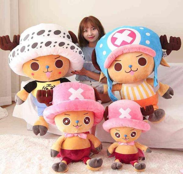 Big Size Anime One peça Chopper Plexhed Doll Toy Kawaii Cute