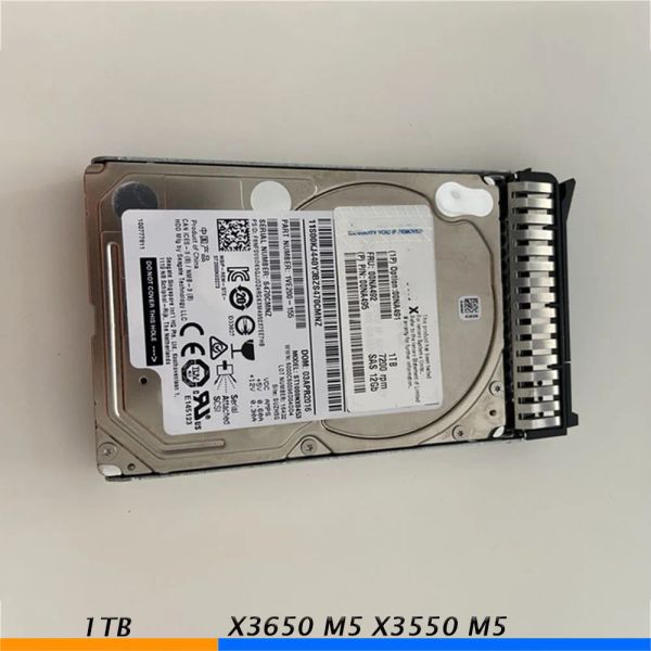 Drive 1TB для X3650 M5 X3550 M5 1T 7,2K 2,5 SAS 12 ГБ 00NA492 Сервер жесткий диск