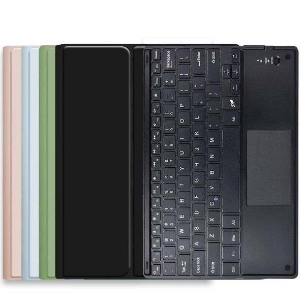 Магнитная клавиатура корпуса для iPad Pro 12.9 2020 2021 Case Pro 11 10,5 9,7 PU Leather Smart Smart для iPad Air 4 3 2 10.2 7th 8th