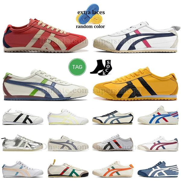 Lüks chaussure spor ayakkabılar spor koşu ayakkabıları onitsukass yeşil jel nyc tiger meksika 66 erkek koşu düşük slip-on deri og bej loafers yürüyüş dantel-up asix eğitmen