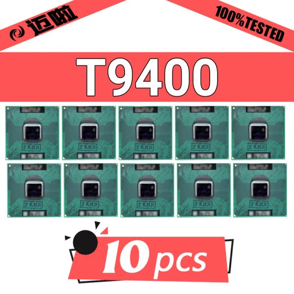 CPUs verwendet 10pcs T9400 CPU -Laptop -Prozessor PGA 478 SLB46 Slayy 2,5 GHz 6m 35W