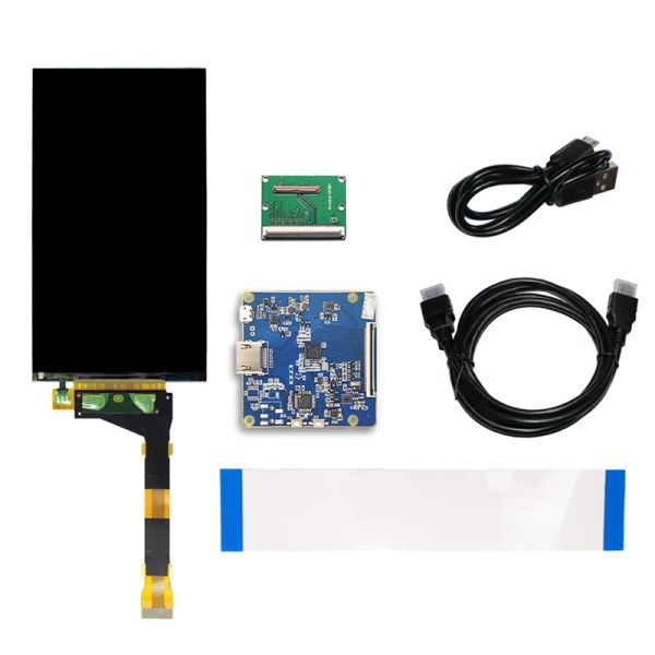 Pannelli da 5,5 pollici 2K LS055R1SX04 Display LCD per pannello 3D 3D tagliente 3D 1440x2560 HDMicompatibile da MIPI su Scheda da stampante Rimuovi/con retroilluminazione