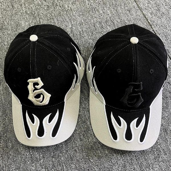 Ball Caps Star con cappello hip -hop -Selling High Street Fashion Flame Baseball Cap Outdoor Cool Tide Brand Sun Shield