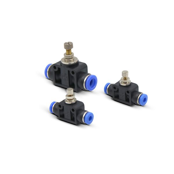 Connettore di raccordi pneumatico Connettore tubo di aria Raccordi rapidi Push dell'acqua in plastica tubo da 4 mm 6 mm 8 mm 10 mm 12 mpv pe py connettori